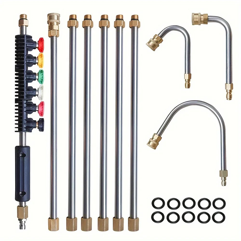 Pressure Washer Extension Wand Set with 6 Spray Nozzles