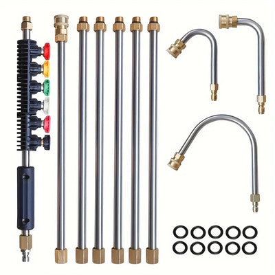Pressure Washer Extension Wand Set with 6 Spray Nozzles