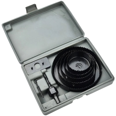Carbon Steel Hole Saw Kit with Carrying Case (19mm–127mm)