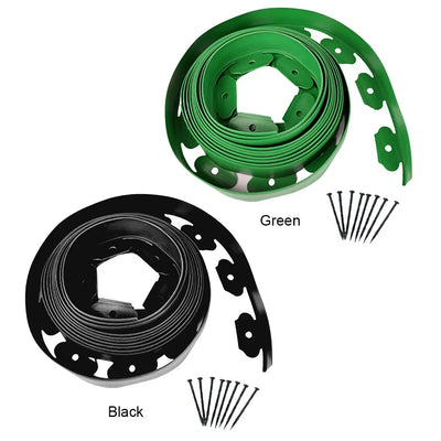 Garden Lawn Edging Border Kit with Spikes