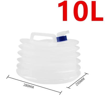 Folding Water Bucket with Faucet (T)