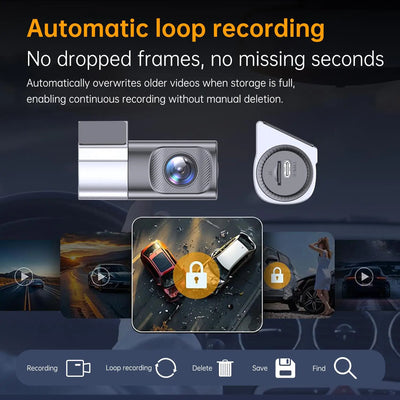 Mini WiFi Dash Cam with Night Vision