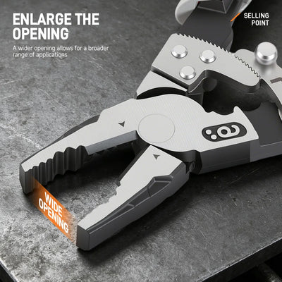 Self-Locking Ratchet Wire Cutter Pliers