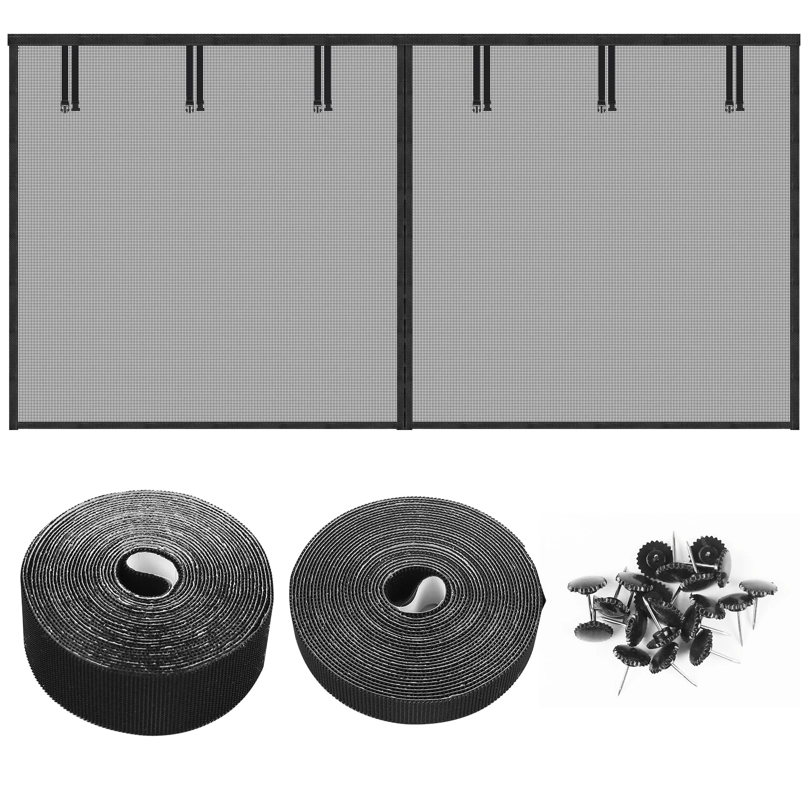 Magnetic Garage Screen Door for 2-Car Garage