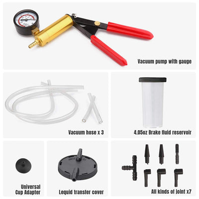 2-in-1 Handheld Brake Bleeder & Vacuum Pump Kit