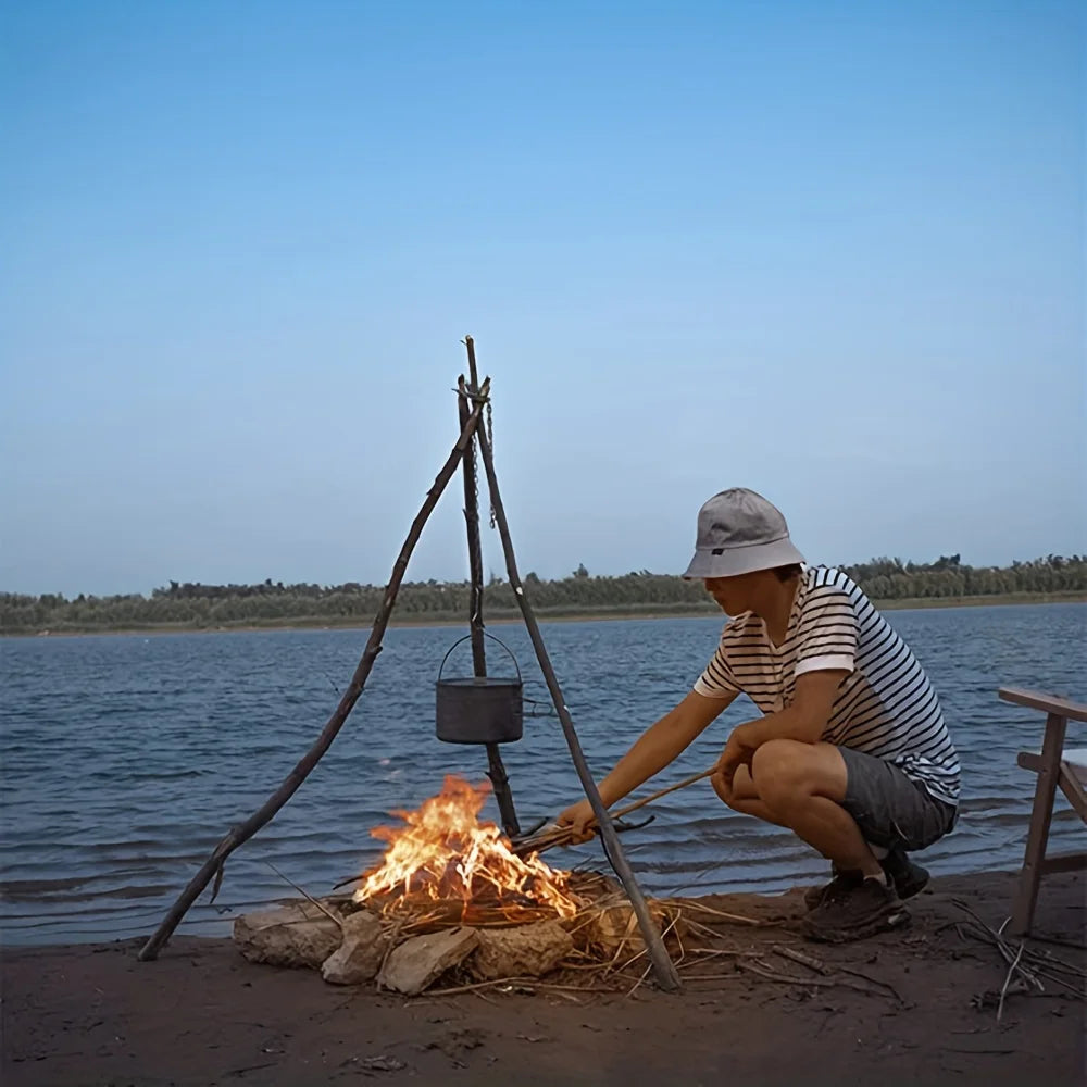 Portable Camping Tripod Grill Stand
