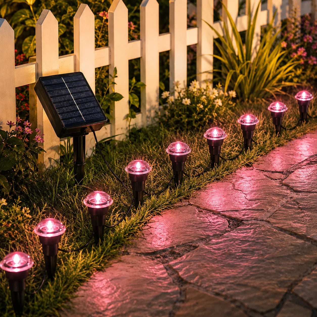 Solar Ground Stake Pathway Lights