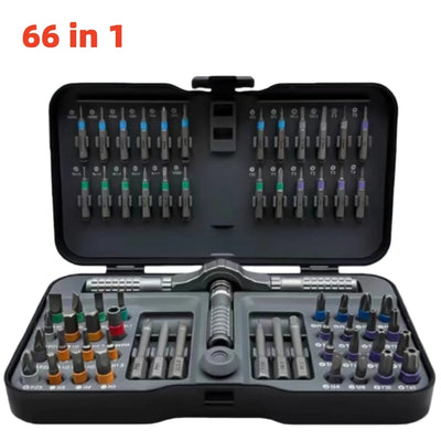 66-in-1 Ratchet Screwdriver Set