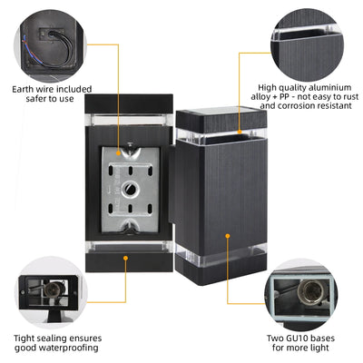 LED Outdoor Wall Lights E27