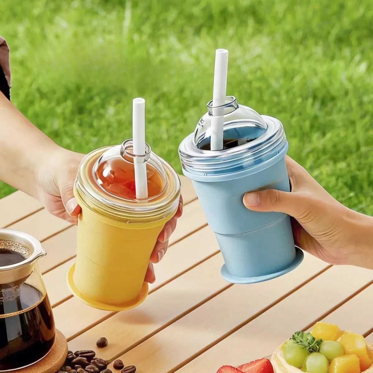 2-in-1 Ice Ball Water Bottle & Mold