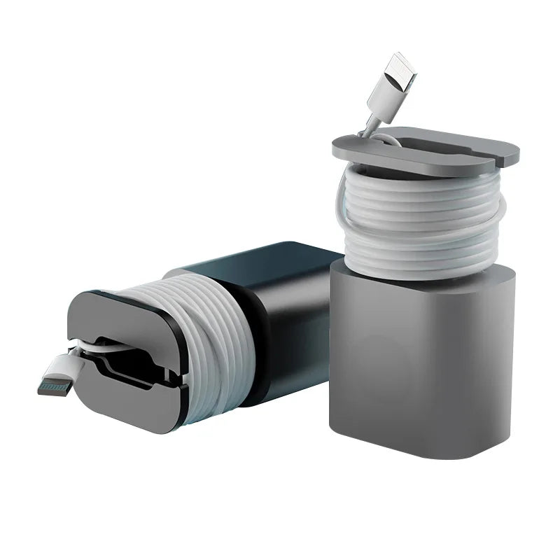 2-Pack Cable Winder & Charger Protective Storage Stand