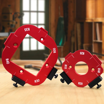 Aluminum Corner Radius Template Set (R10–R50)