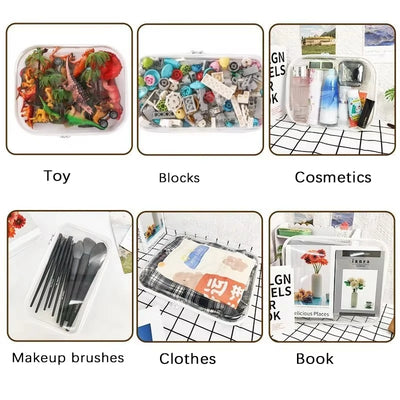 Transparent Zipper Storage Bag