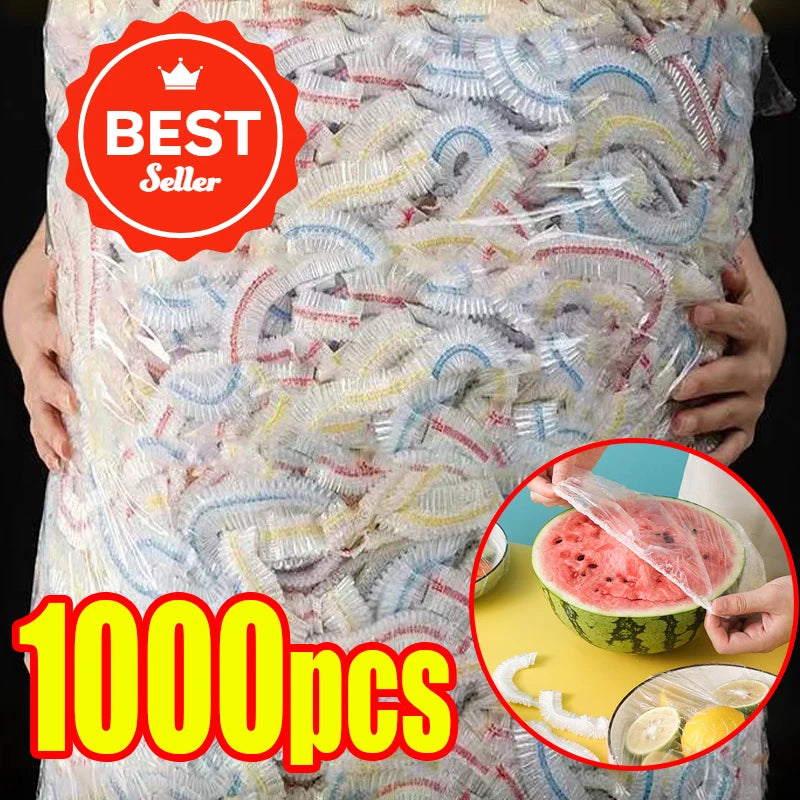 Reusable Elastic Food Storage Covers & Stretch Bowl Lids