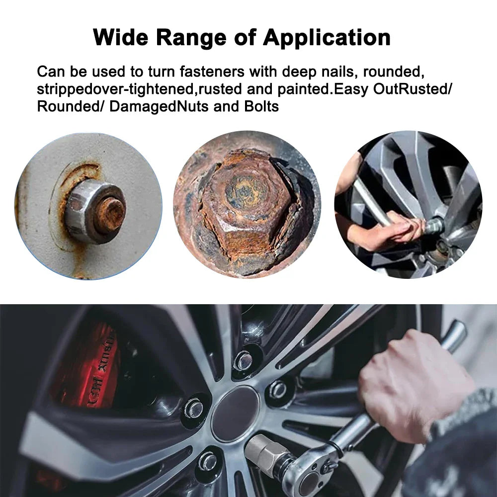 Damaged Nut & Bolt Extractor Set