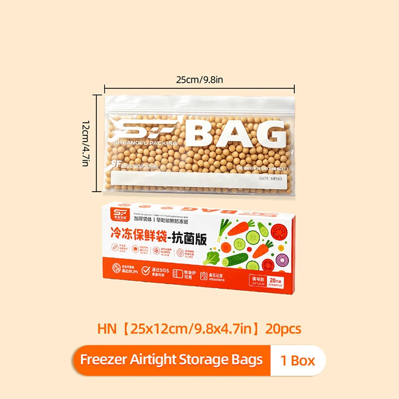 Reusable Double-Seal Food Storage Bags