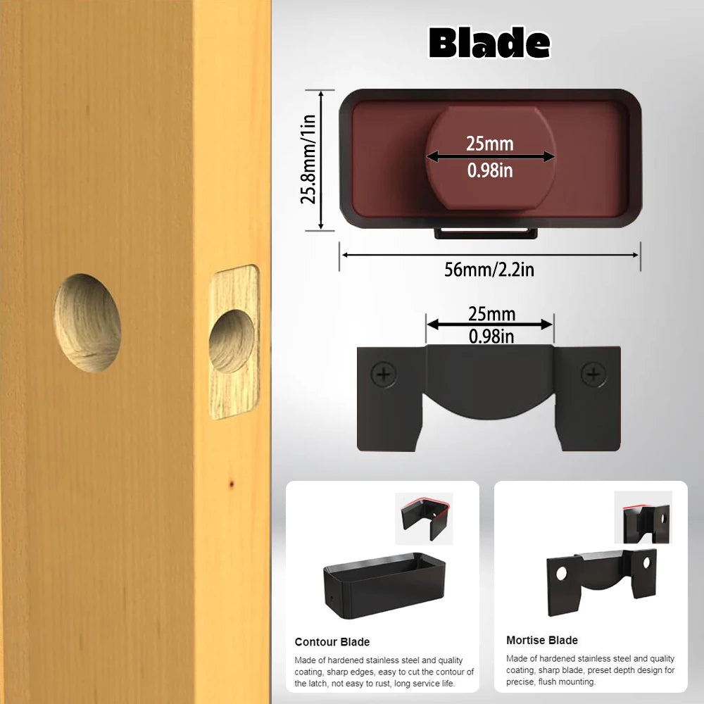 Adjustable Door Hinge Installation Jig Kit