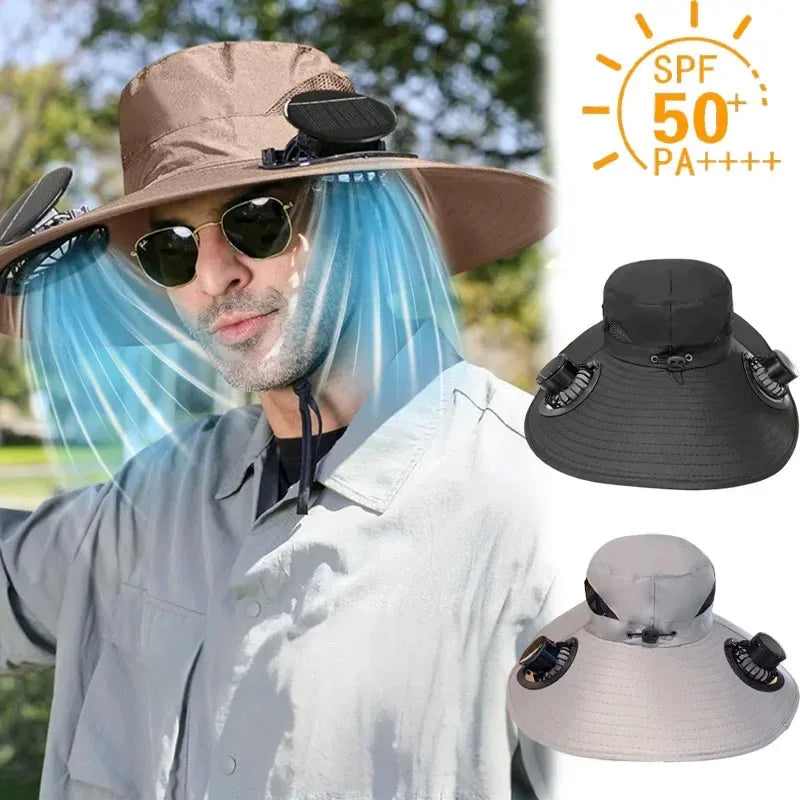 Solar Cooling Sun Hat