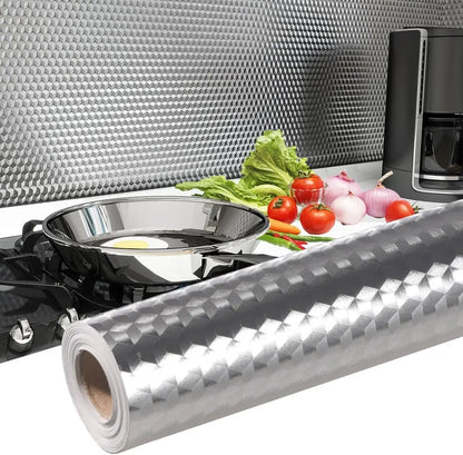 Aluminum Kitchen Wallpaper