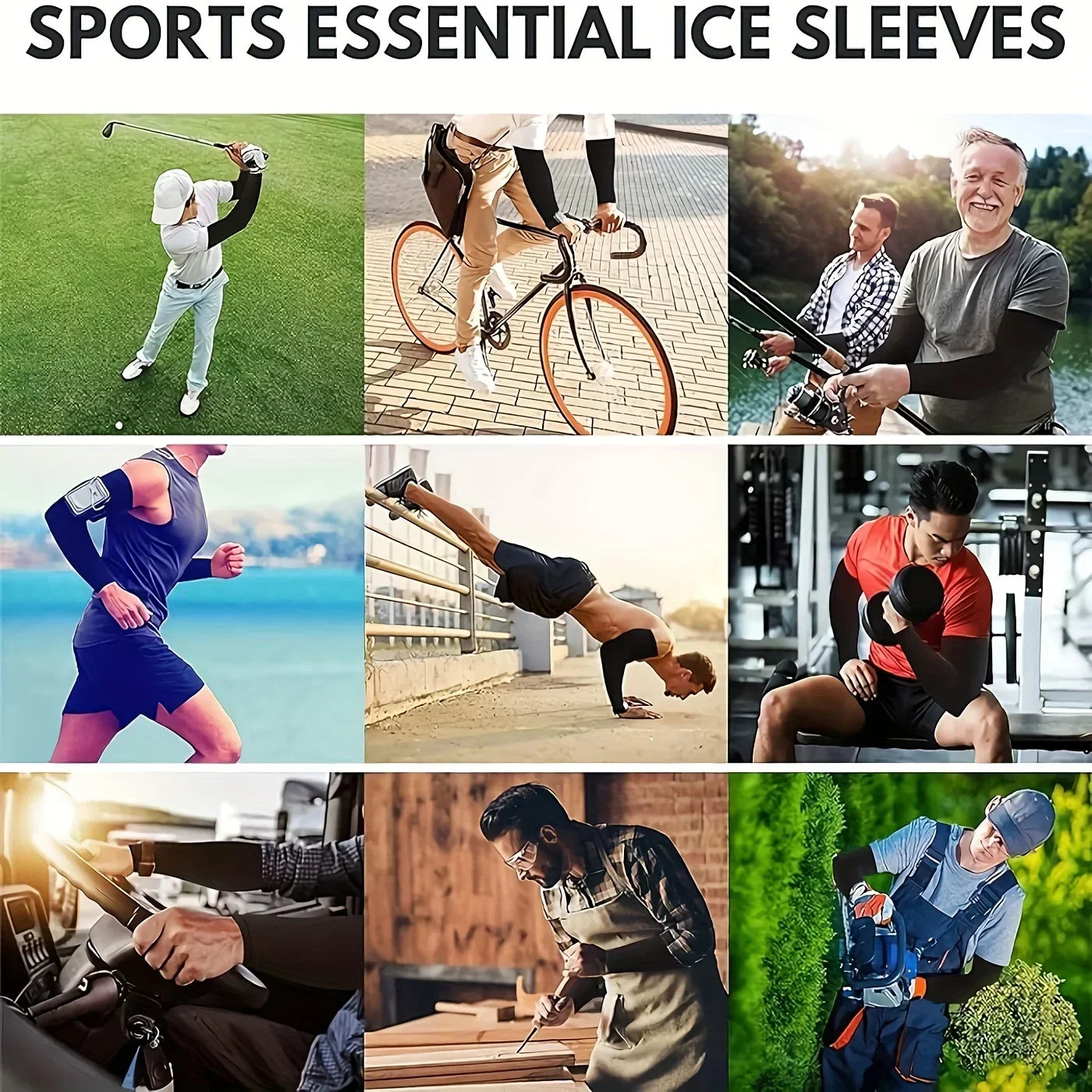 Cooling Arm Sleeves (3 Pairs)