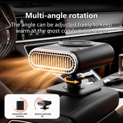 Calefactor y ventilador descongelador portátil para coche ThinkPlus 12V