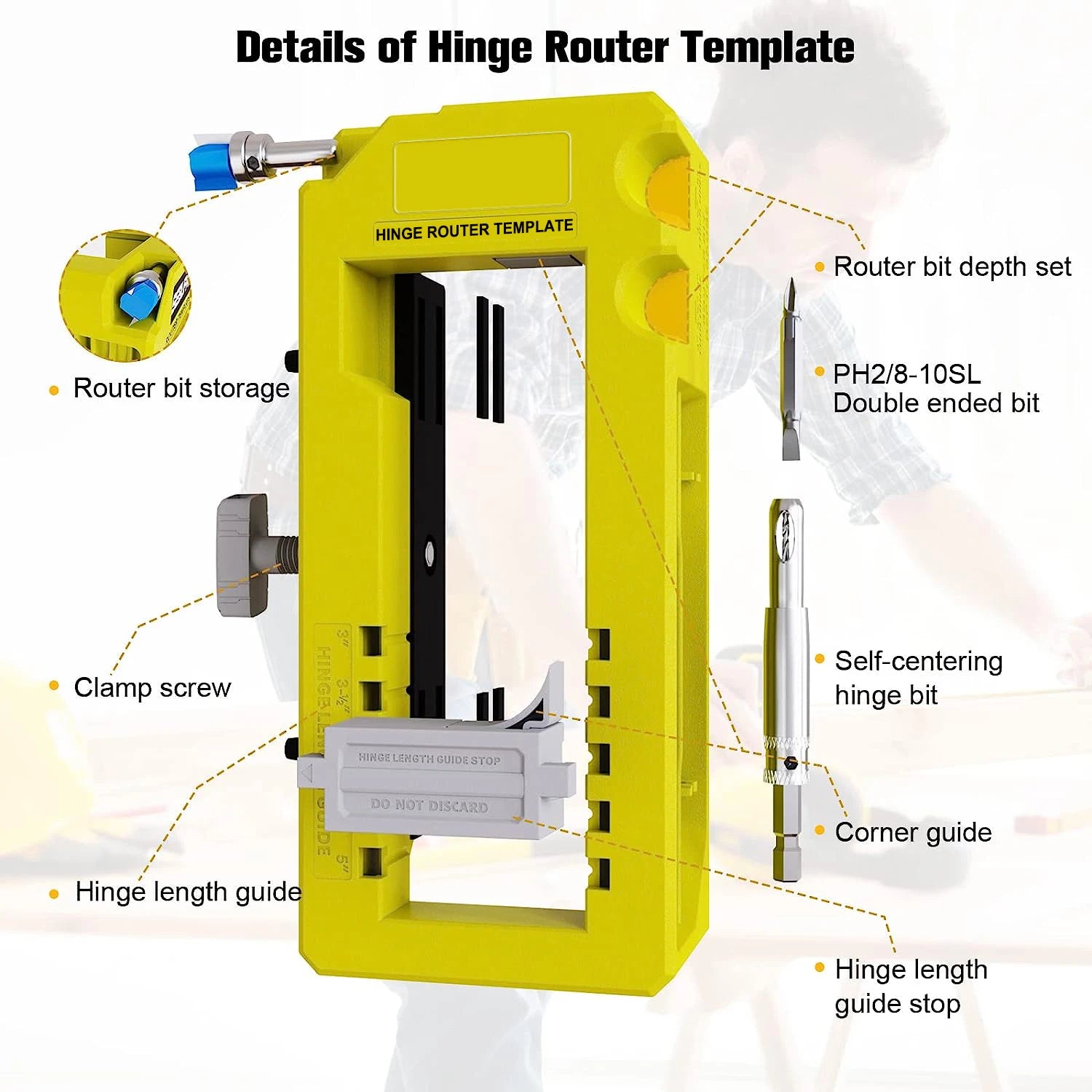 Door Hinge Installation Kit