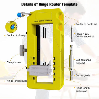 Door Hinge Installation Kit