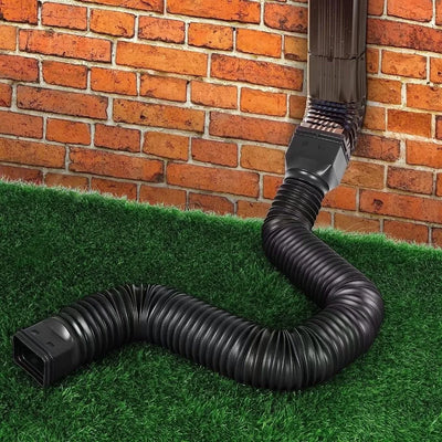 Retractable Rain Gutter Downspout Extender