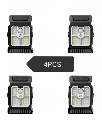 Solar Motion Sensor Clip-On Garden Light