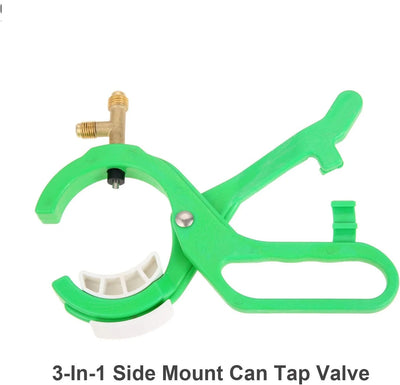 R134a / R12 Refrigerant 3-in-1 Side Can Tap Valve