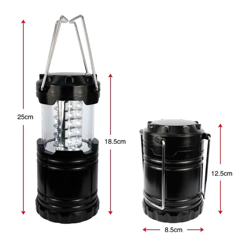 Solar & Battery Emergency Portable LED Camping Lantern