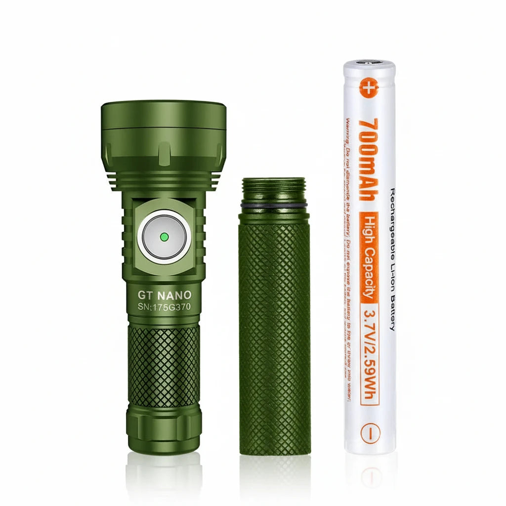 USB-C Rechargeable Long-Range Micro Flashlight (700 Lumens)