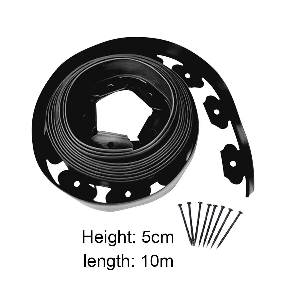 Garden Lawn Edging Border Kit with Spikes