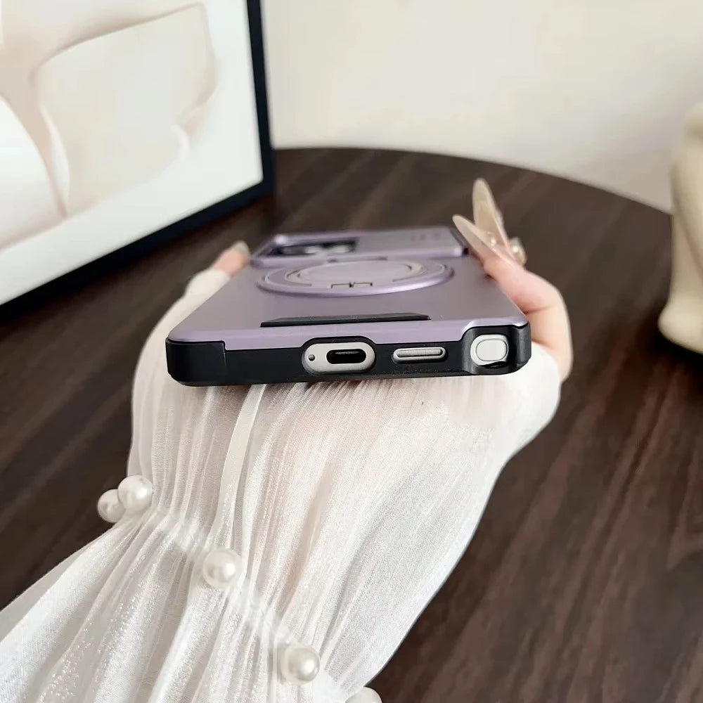 Magnetic Kickstand Shockproof Case