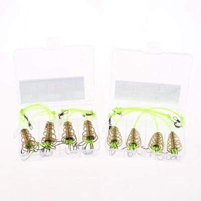 4PCS Explosive Carp Spring Hook Set