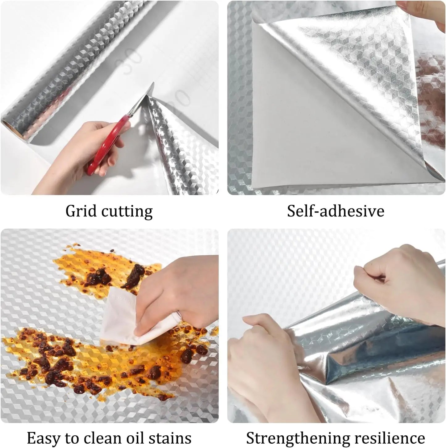 Aluminum Kitchen Wallpaper