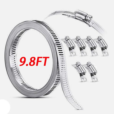 Adjustable Hose Clamp Kit (9.8 ft)