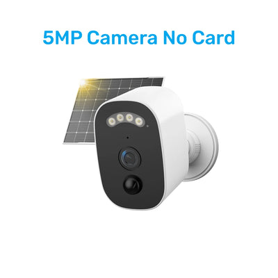 5MP Solar WiFi Outdoor Security Camera