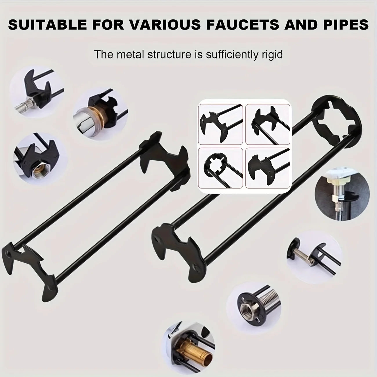 Multifunctional Bathroom Wrench (2 Pack)