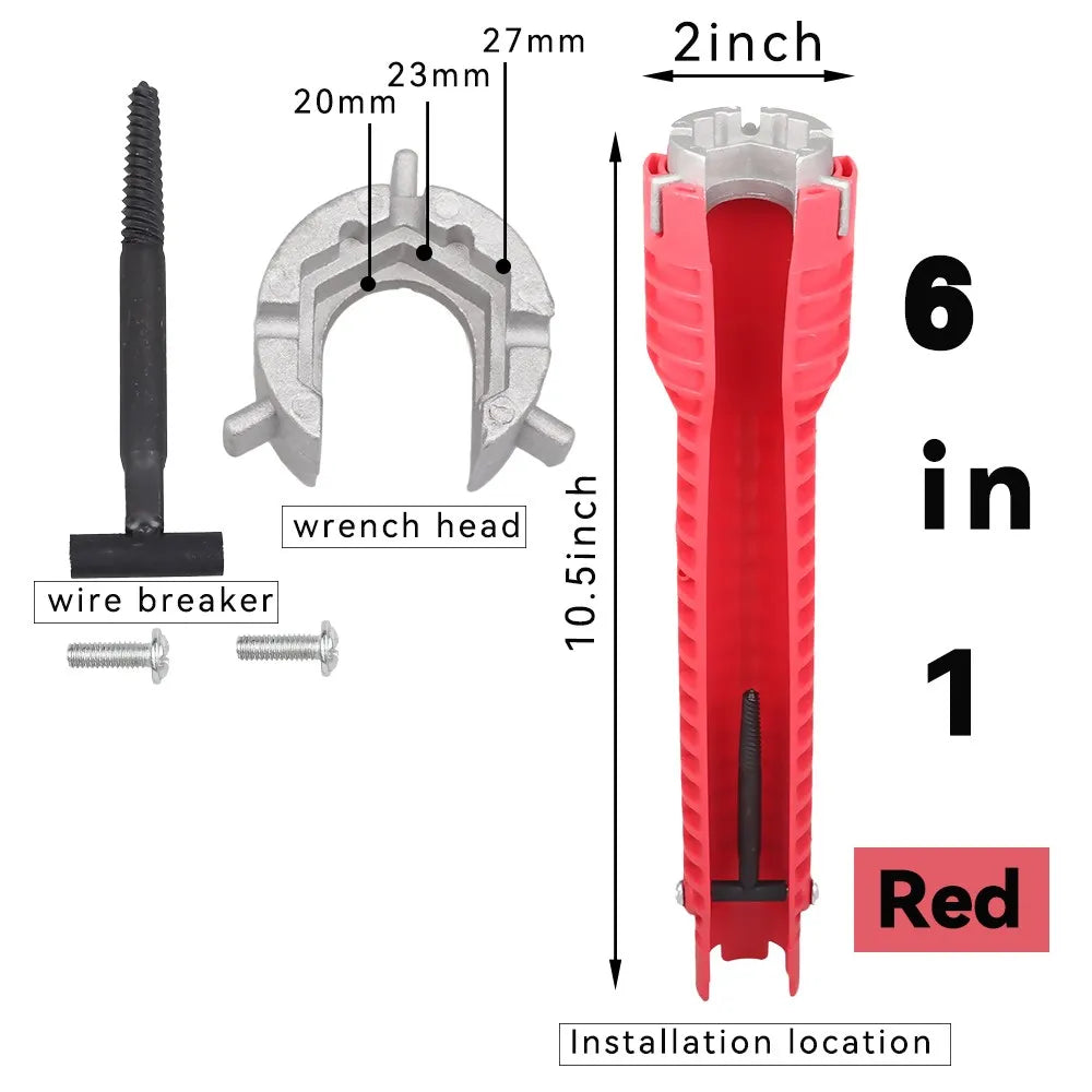 8-in-1 Sink Faucet Wrench