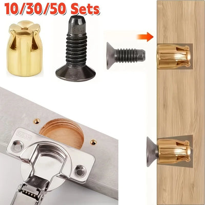 Kit de inserción para reparación de bisagras de puertas de armario