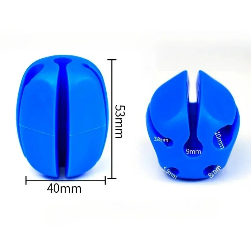 Multi-Functional Silicone Fishing Rod Ball Clips