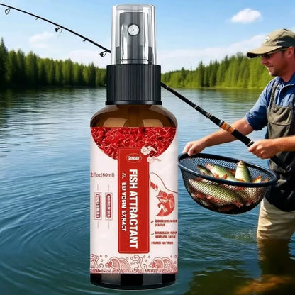 Red Worm Fishing Attractant Spray