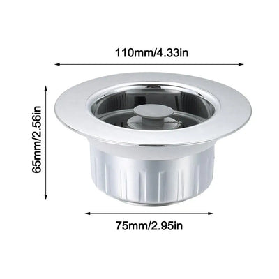 3-in-1 Kitchen Sink Drain Strainer & Stopper