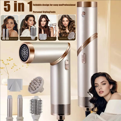 5-in-1 Travel Hair Styler & Dryer