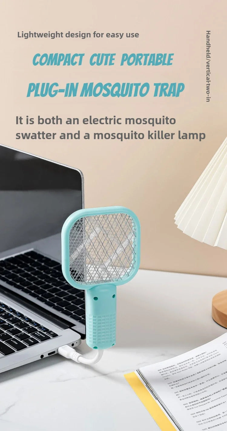 2-in-1 Mosquito Killer Lamp & Swatter