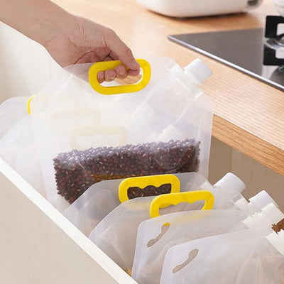 4-Pack Airtight Food Storage Bags (New)