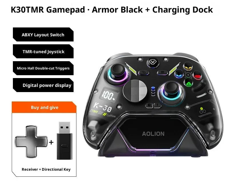 K30 Wireless Gaming Controller – 1000Hz TMR Joysticks