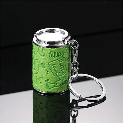 Metal Coin Holder Keychain