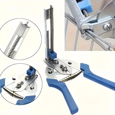 Heavy-Duty Hog Ring Pliers Kit with 600 Clips